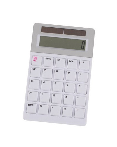 CALCULATRICE BLANCHE 12 CHIFFRES