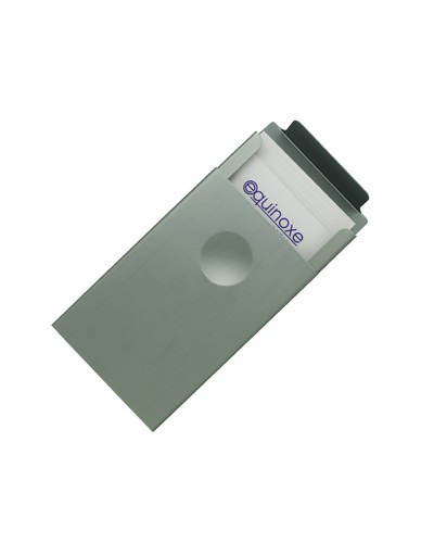 ETUI PORTE CARTES OU CIGARETTES ALU GRIS