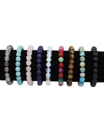 BRACELETS PIERRES VERITABLES ONYX