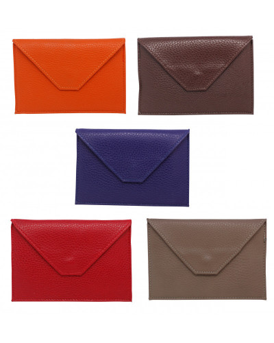 PORTE DOCUMENTS D'INDENTITES EN CUIR COU