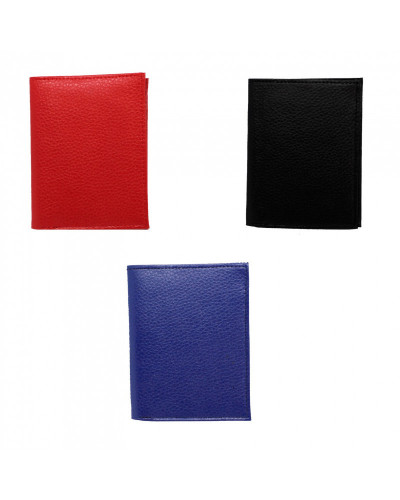 PORTEFEUILLE PORTE CARTES EN CUIR COULEU
