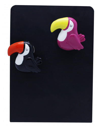 MAGNET TOUCAN AVEC CLIP TOUCAN MAGNET WI