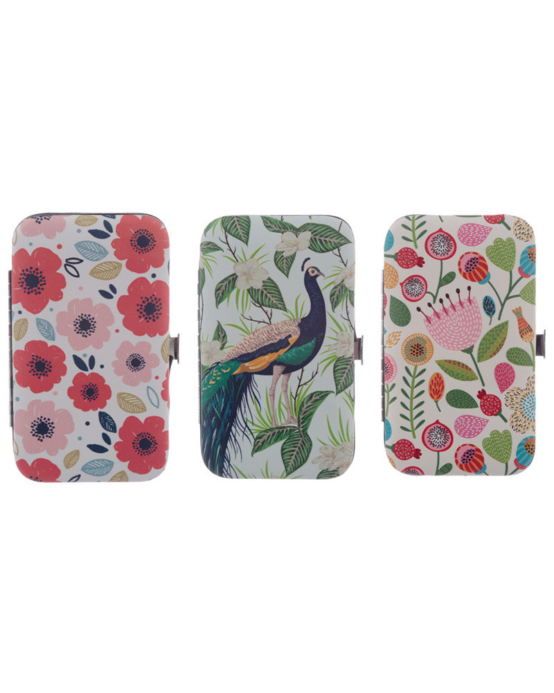 SET MANICURE COQUELICOTS  FLEURS D'AUTOMNE
