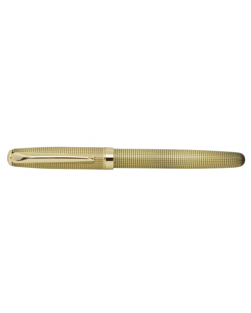 PLUME EN METAL MAT QUADRILLE