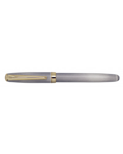 PLUME EN METAL MAT QUADRILLE