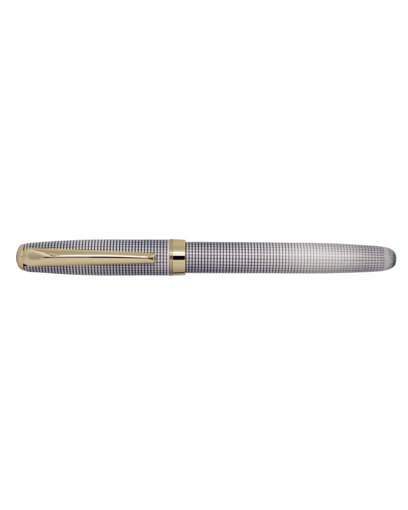 PLUME EN METAL MAT QUADRILLE