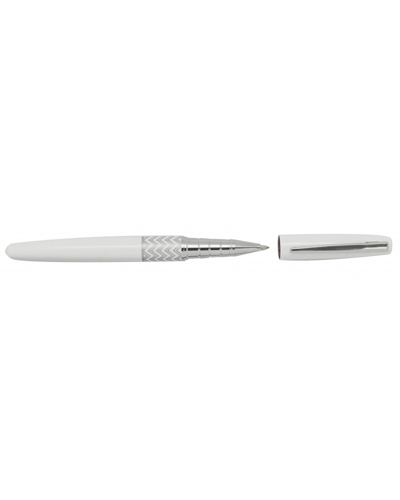 ROLLER METAL LAQUE AVEC FRISE COLORIS BLANC