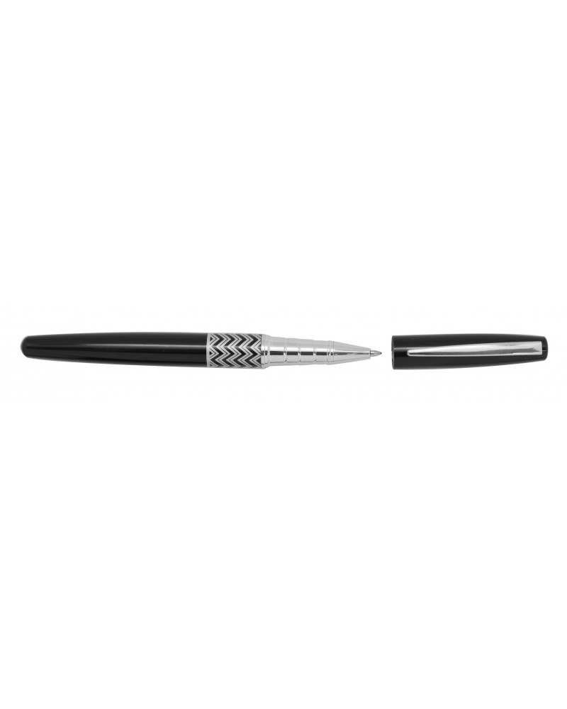 ROLLER METAL LAQUE AVEC FRISE COLORIS NOIR