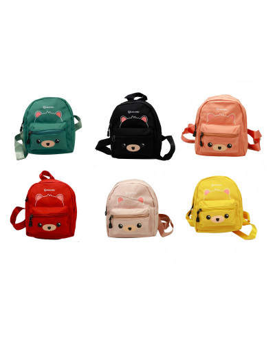 MINI SAC A DOS ENFANT EN TOILE NYLON DECOR OURSON