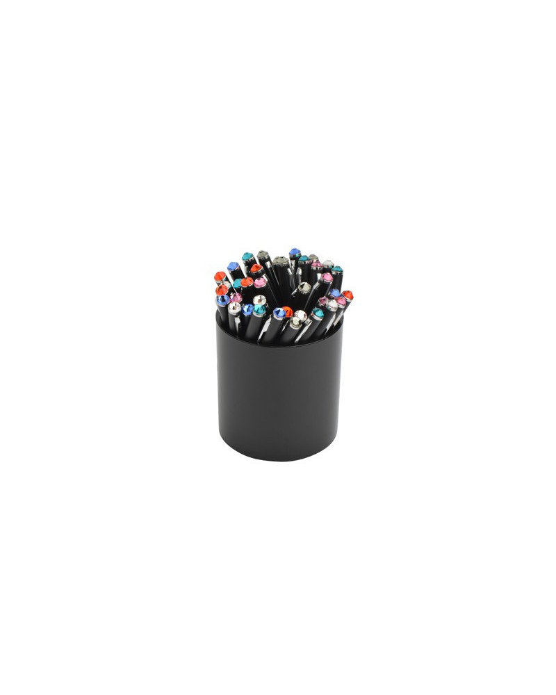 PETIT STYLO BILLE METAL LAQUE NOIR OU BL