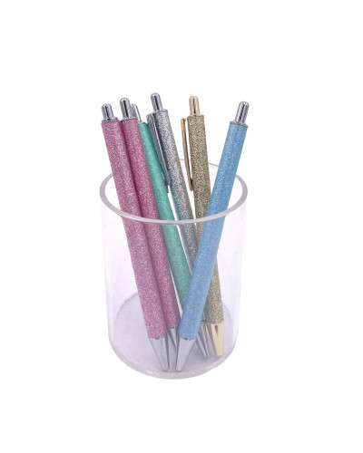 STYLO BILLE CORPS PAILLETE ASSORTIS