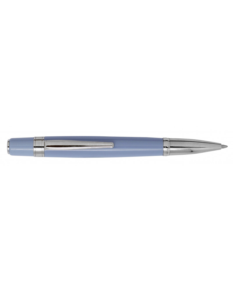 STYLO BILLE METAL LAQUE BLEU
