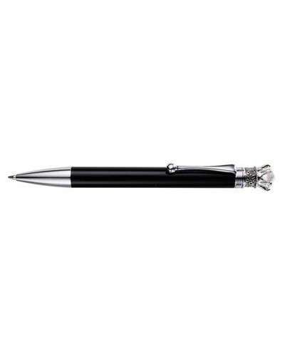 STYLO LAQUE NOIR ATTRIBUT CHROME + STRAS
